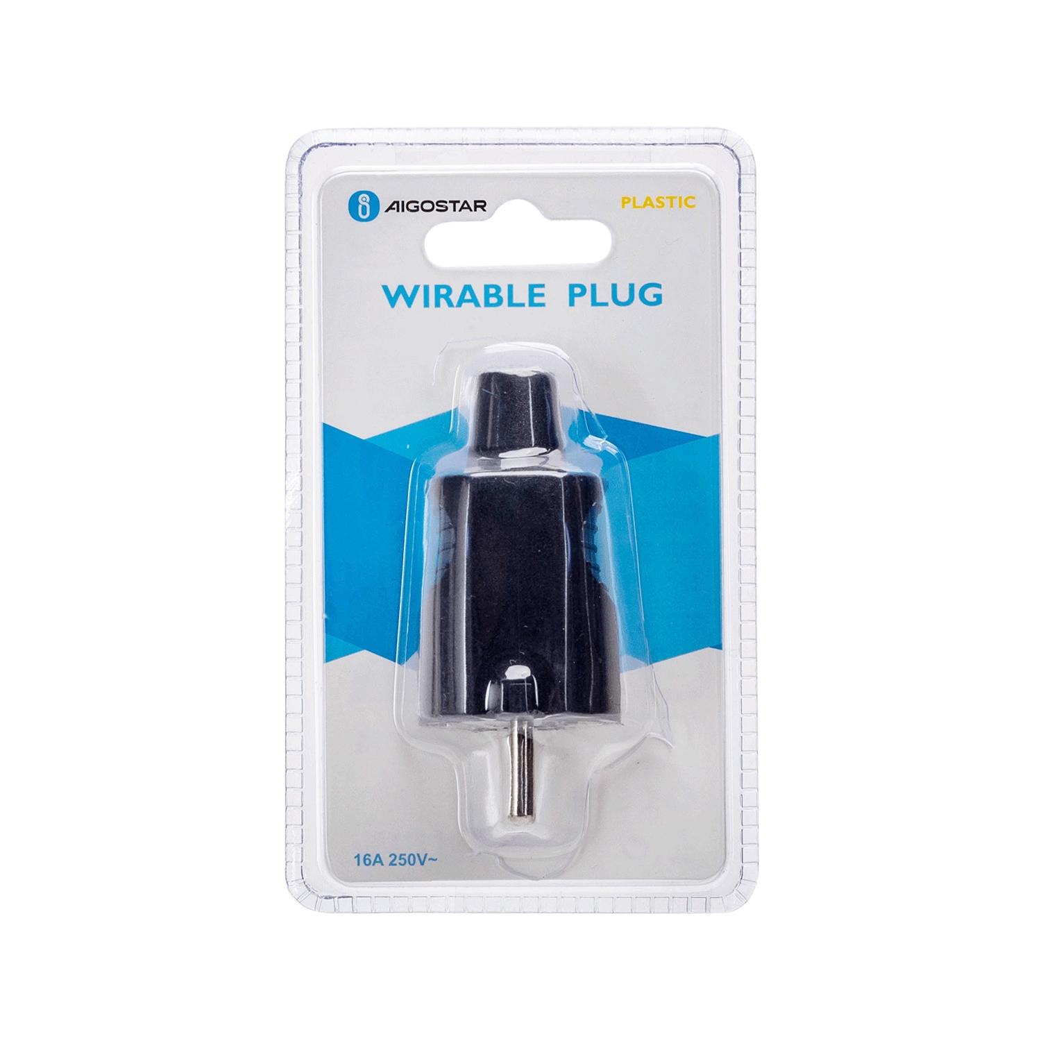 Plugs 16A 250V~ Black