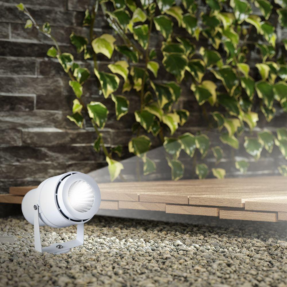 VT-857 12W LED GARDEN LAMP 3000K WHITE BODY