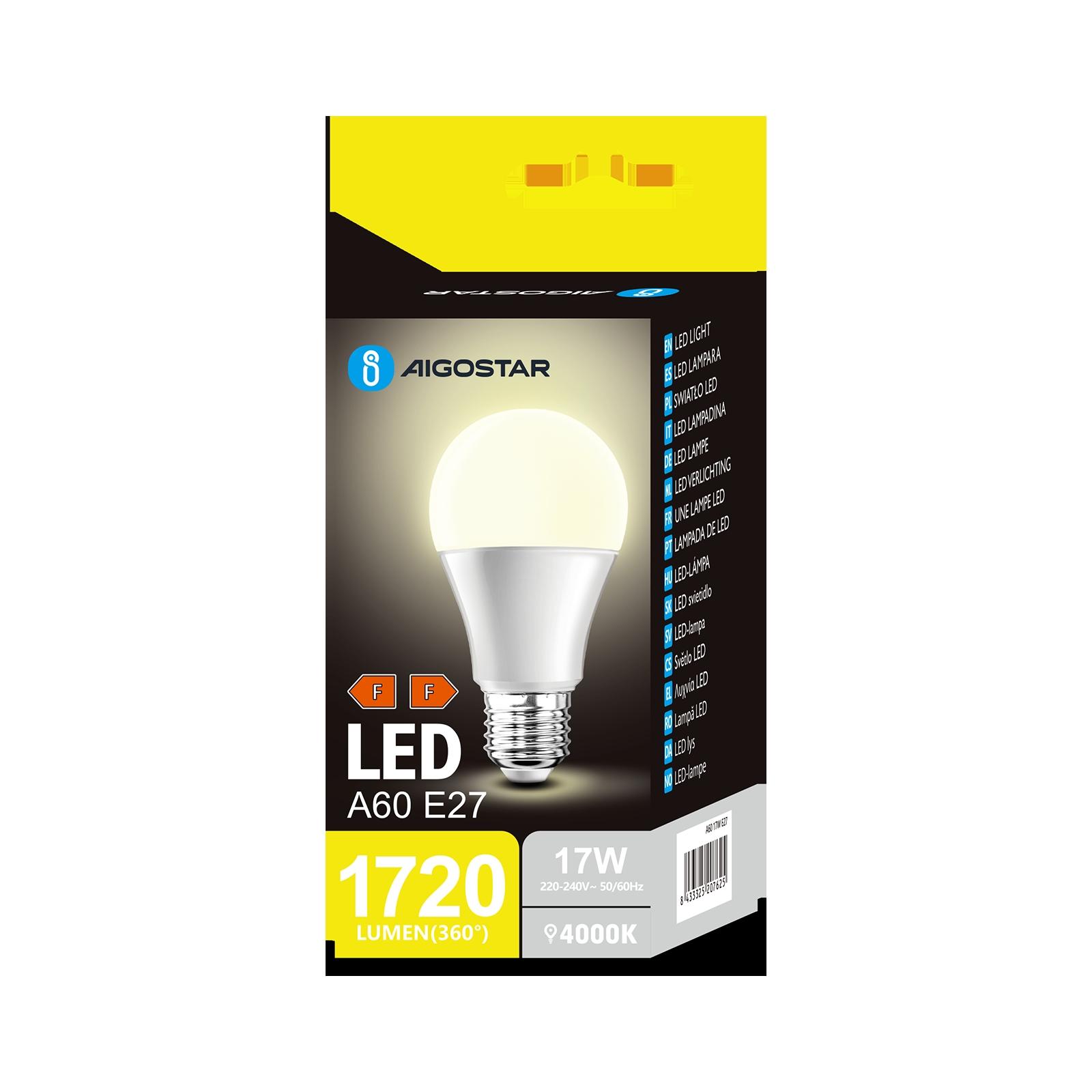 LED E27 A60 17W