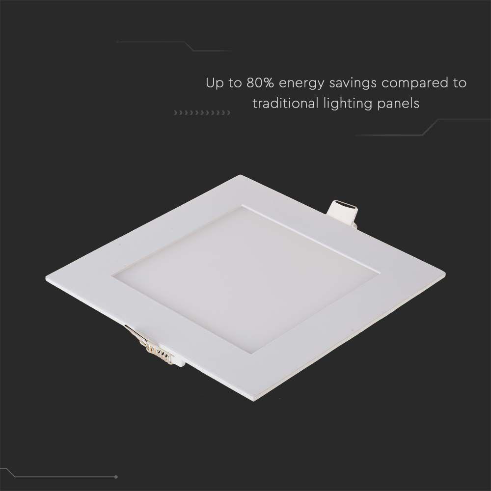 18W Panel LED, Barwa:4000K, Kwadratowa, VTAC, SKU 214870