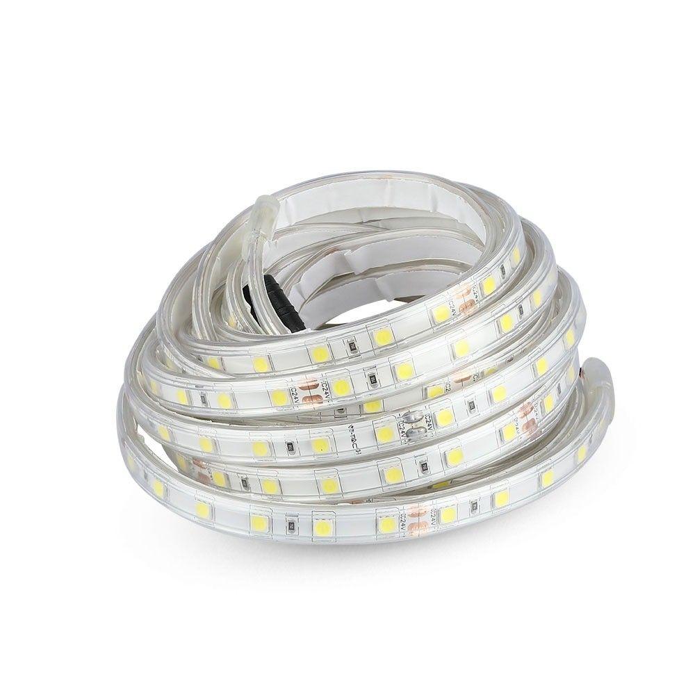 Taśma LED, Barwa:4000K, IP65/ Zasilanie: 24V, Rolka:5m, VTAC, SKU 2563