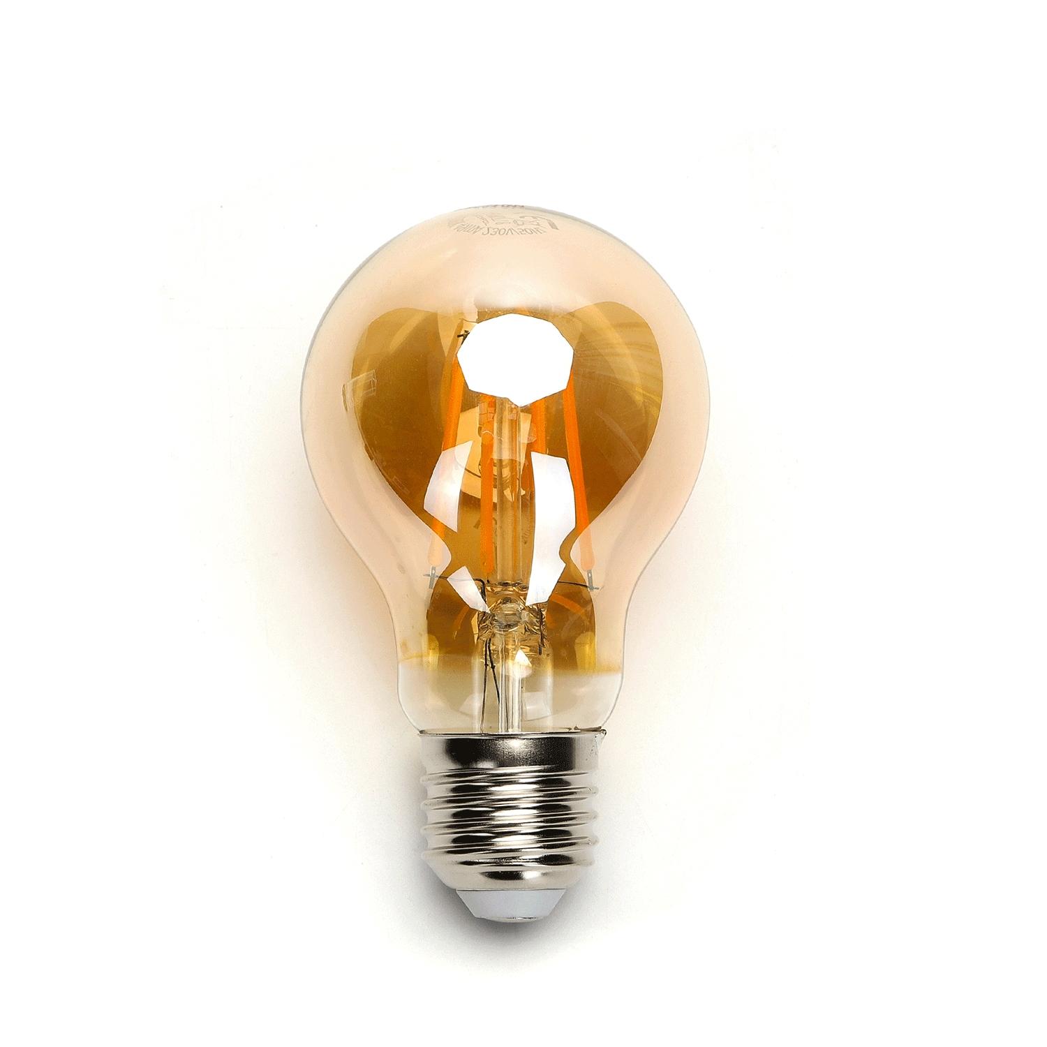 LED Filament Bulb (Amber) A60 E27 16W