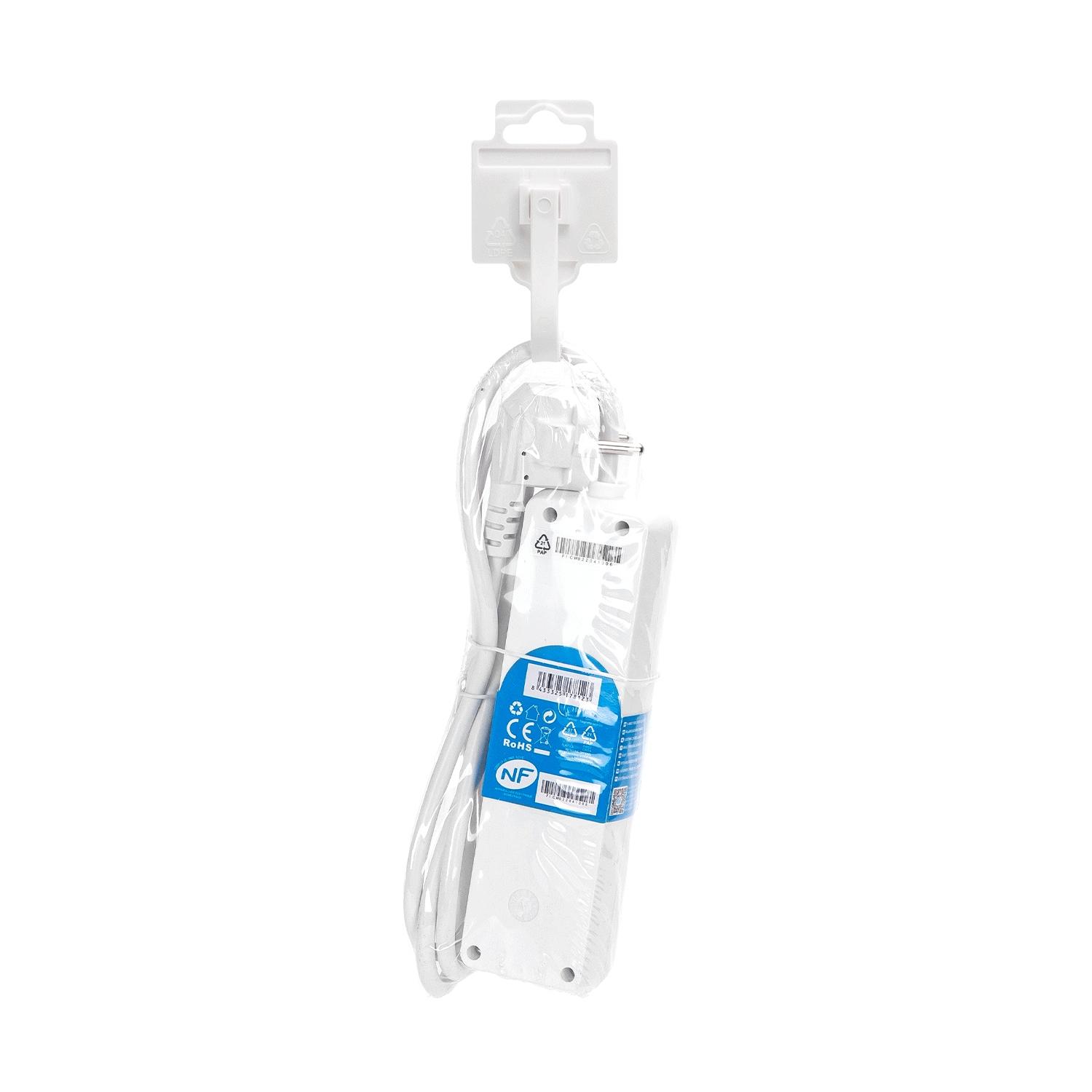 Power strips 3-way 1.5m H05VV-F 3G1.0m㎡ White