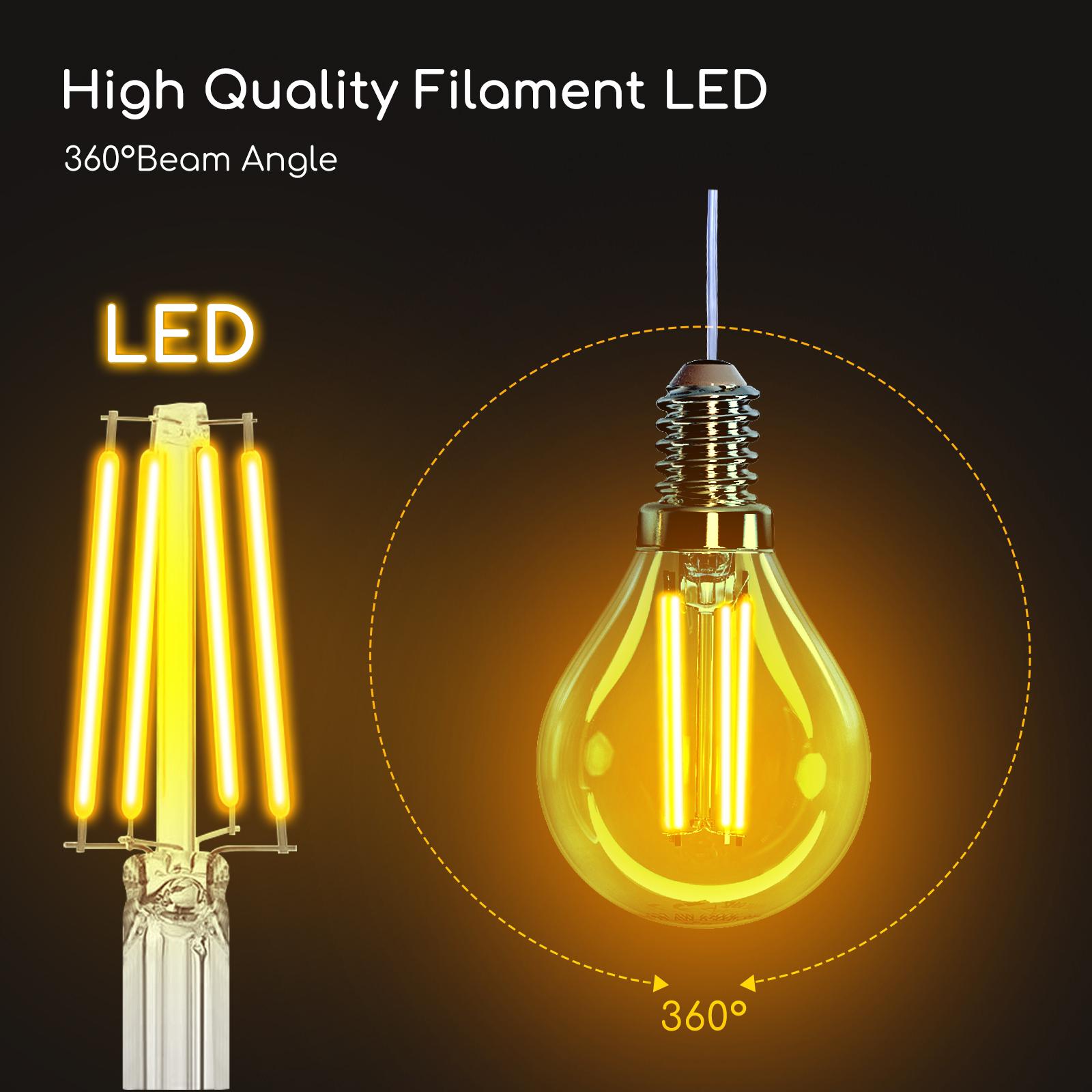 LED Filament Bulb (Clear) G45 E14 4W