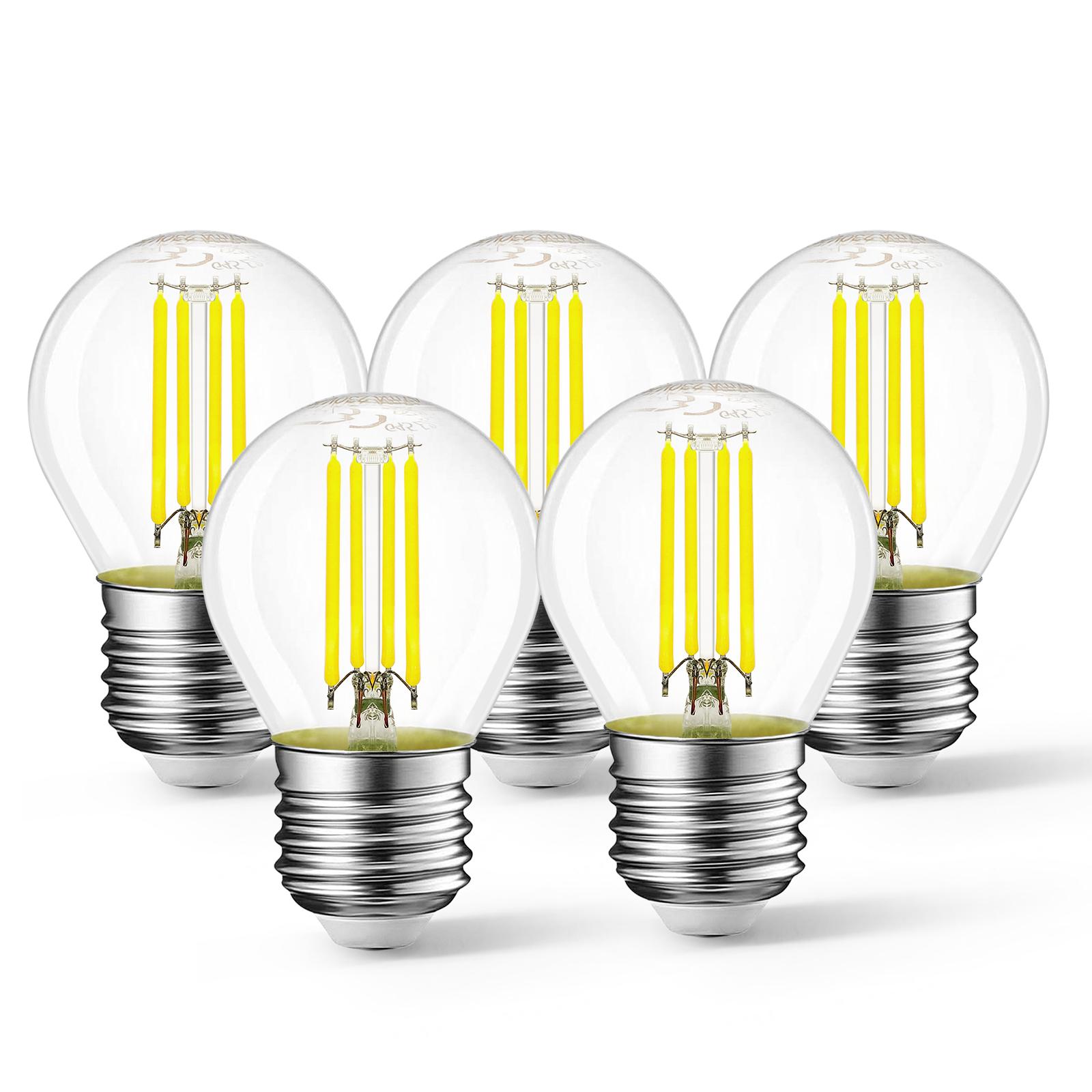 LED Filament Bulb (Clear) G45 E27 4W