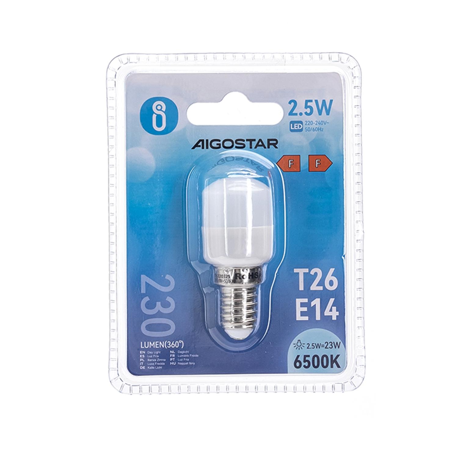 Żarówka LED do Lodówki T26 E14 2,5W(2.5W,E14,6500K)