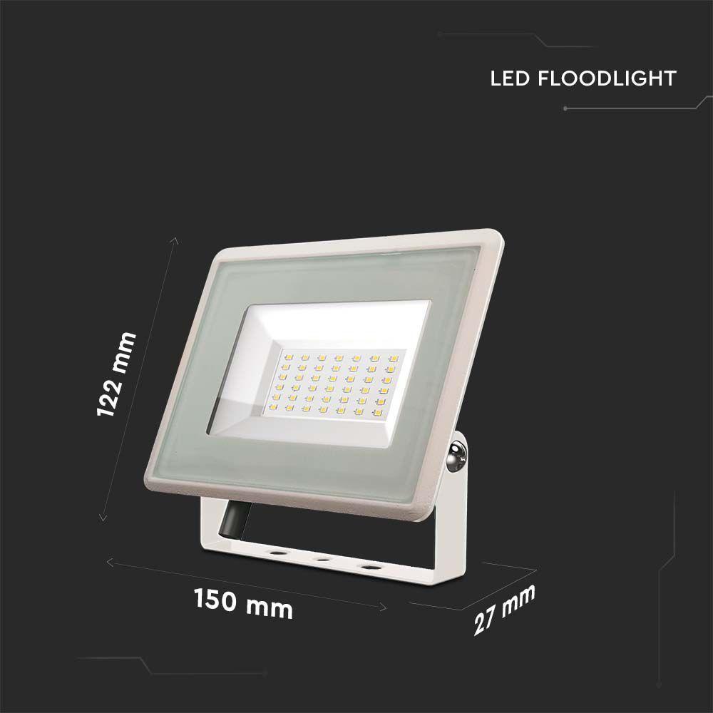 VT-4934 30W SMD FLOODLIGHT F-CLASS 3000K WHITE BODY