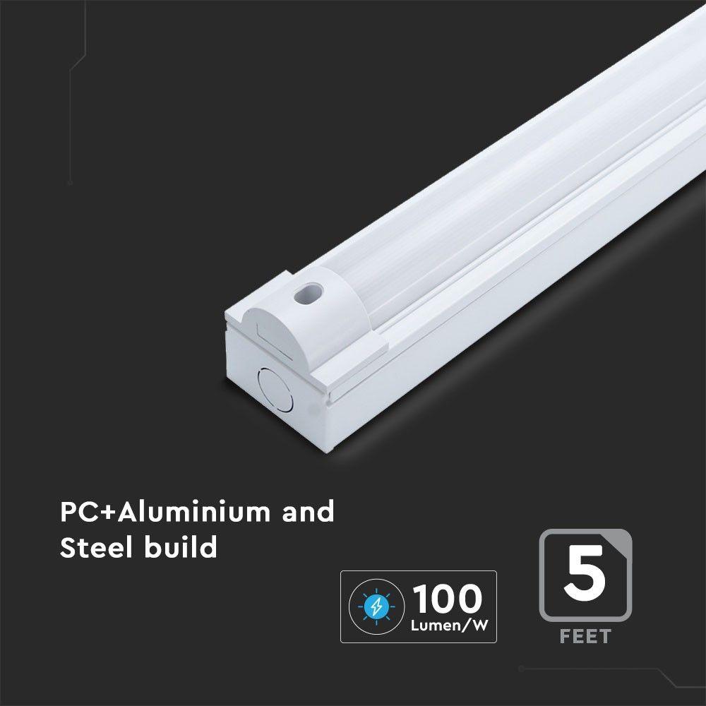 VT-8-53 50W LED BATTEN FITTING-152CM SAMSUNG CHIP CCT:3 IN 1, 5 YRS WTY