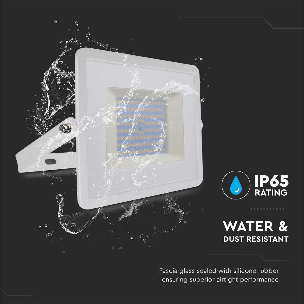 VT-40101 100W SMD FLOODLIGHT 3000K WHITE BODY