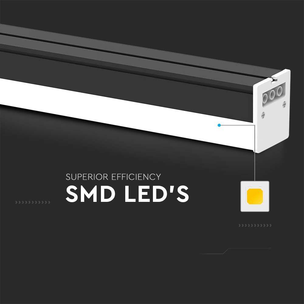 VT-4140 40W LED LINEAR LIGHT6500K - BLACK BODY