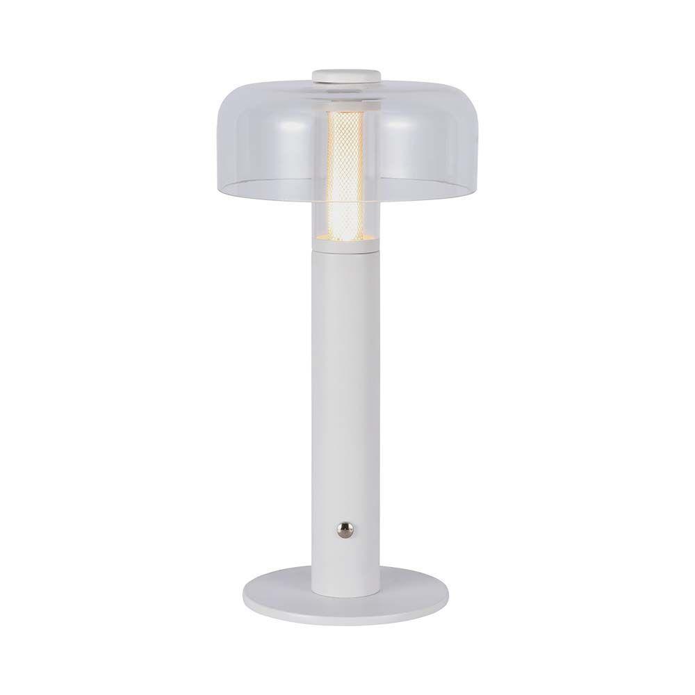 VT-1049 LED TABLE LAMP 1800mAH BATTERY D:150x300 3000K WHITE BODY