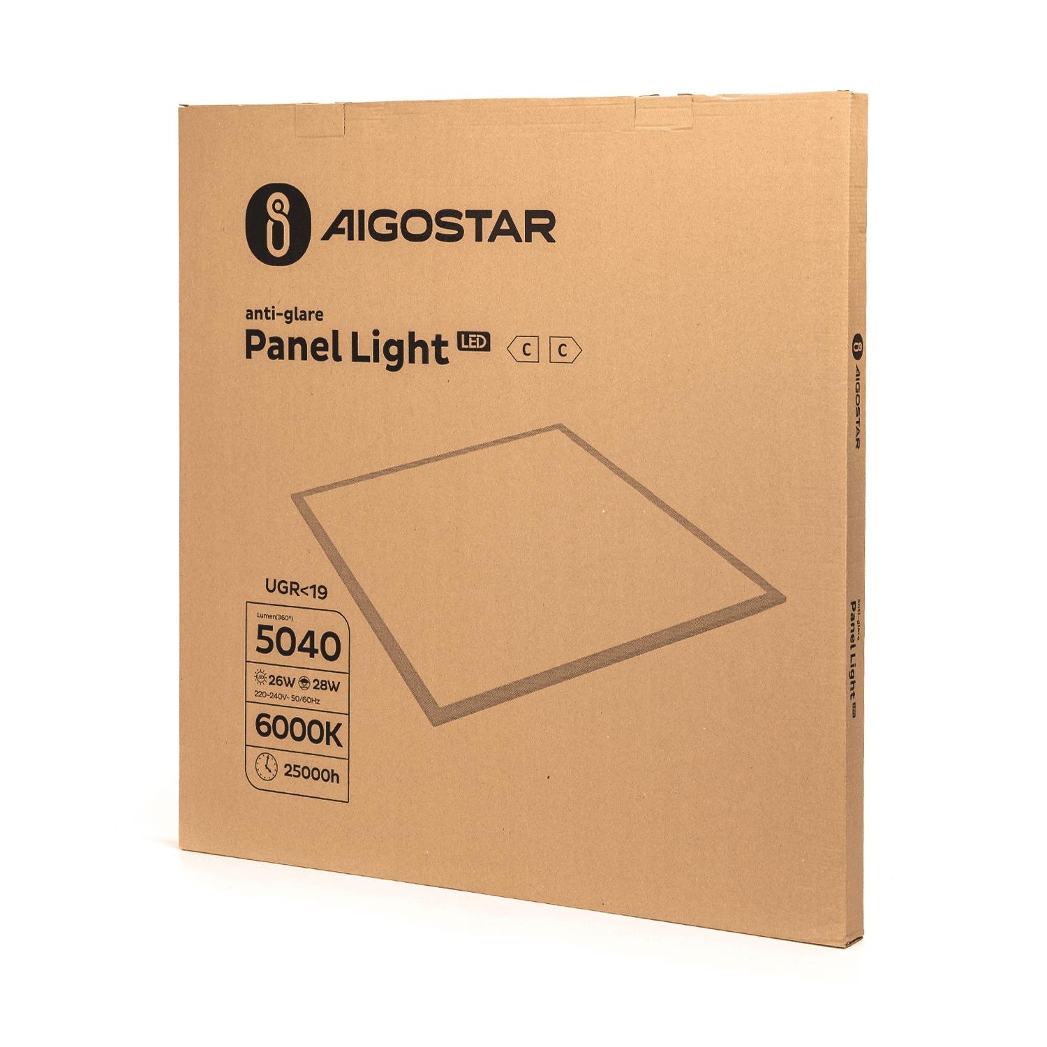 LED high-efficiency anti-glare panel light 28W white light