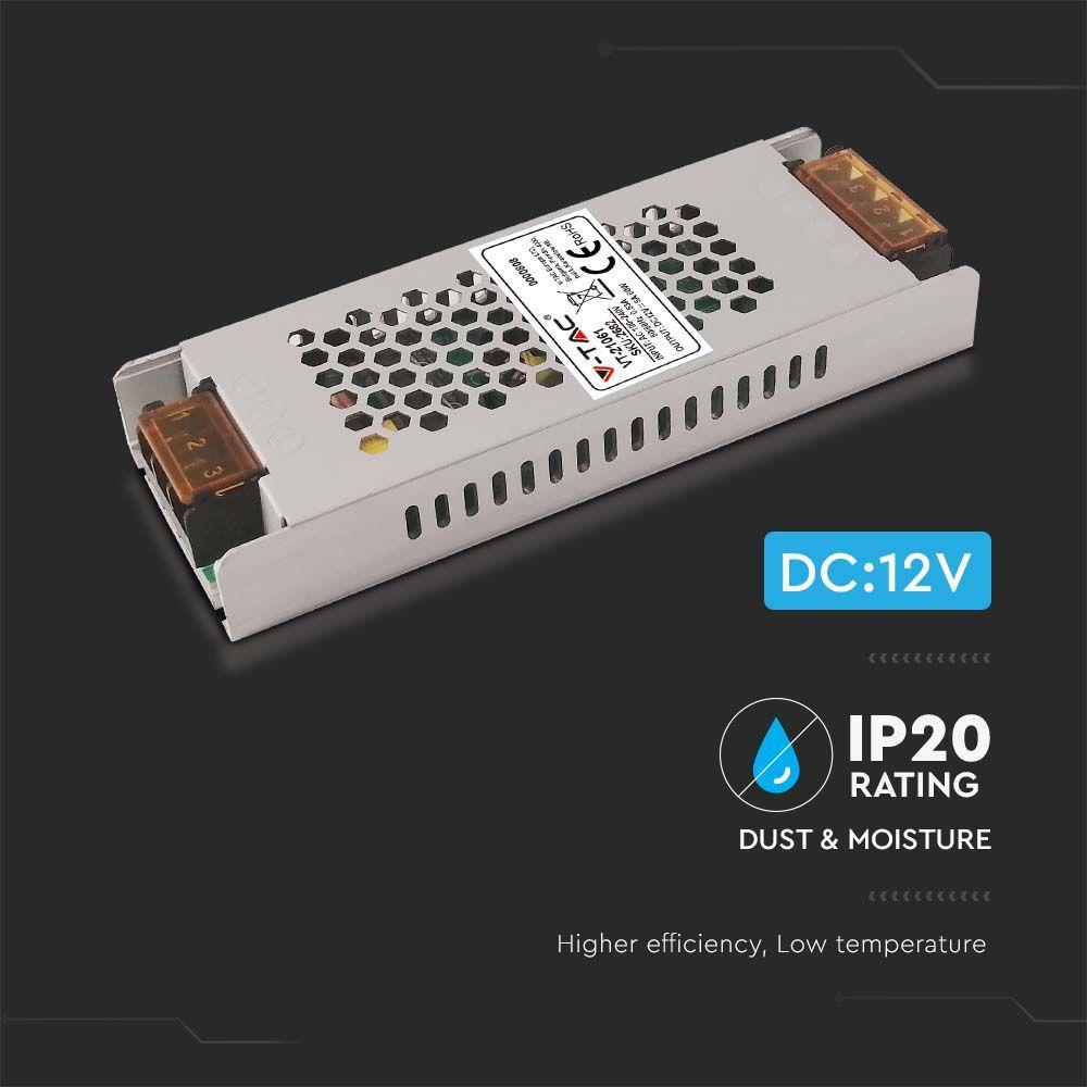 VT-21061 60W LED SLIM POWER SUPPLY 12V 5A IP20