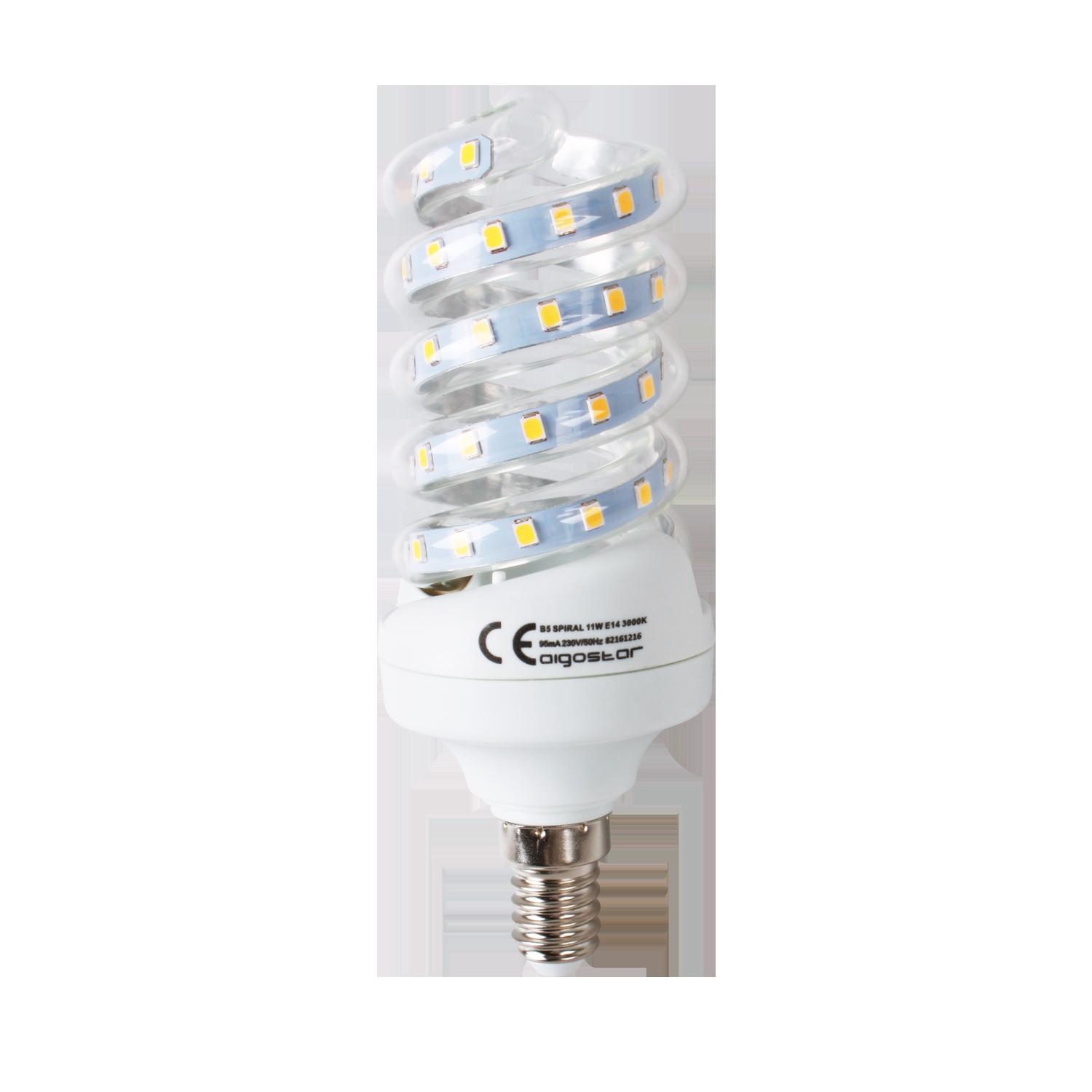 LED E14 11W Spiral tube