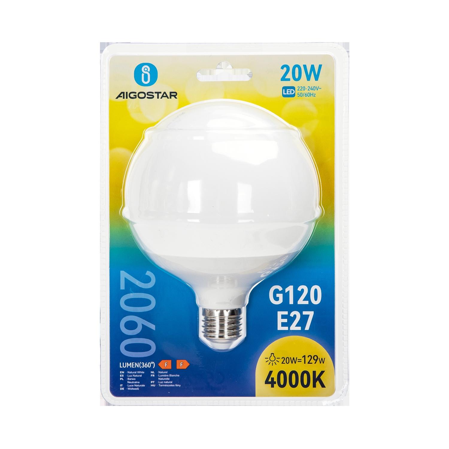 LED G120 E27 20W