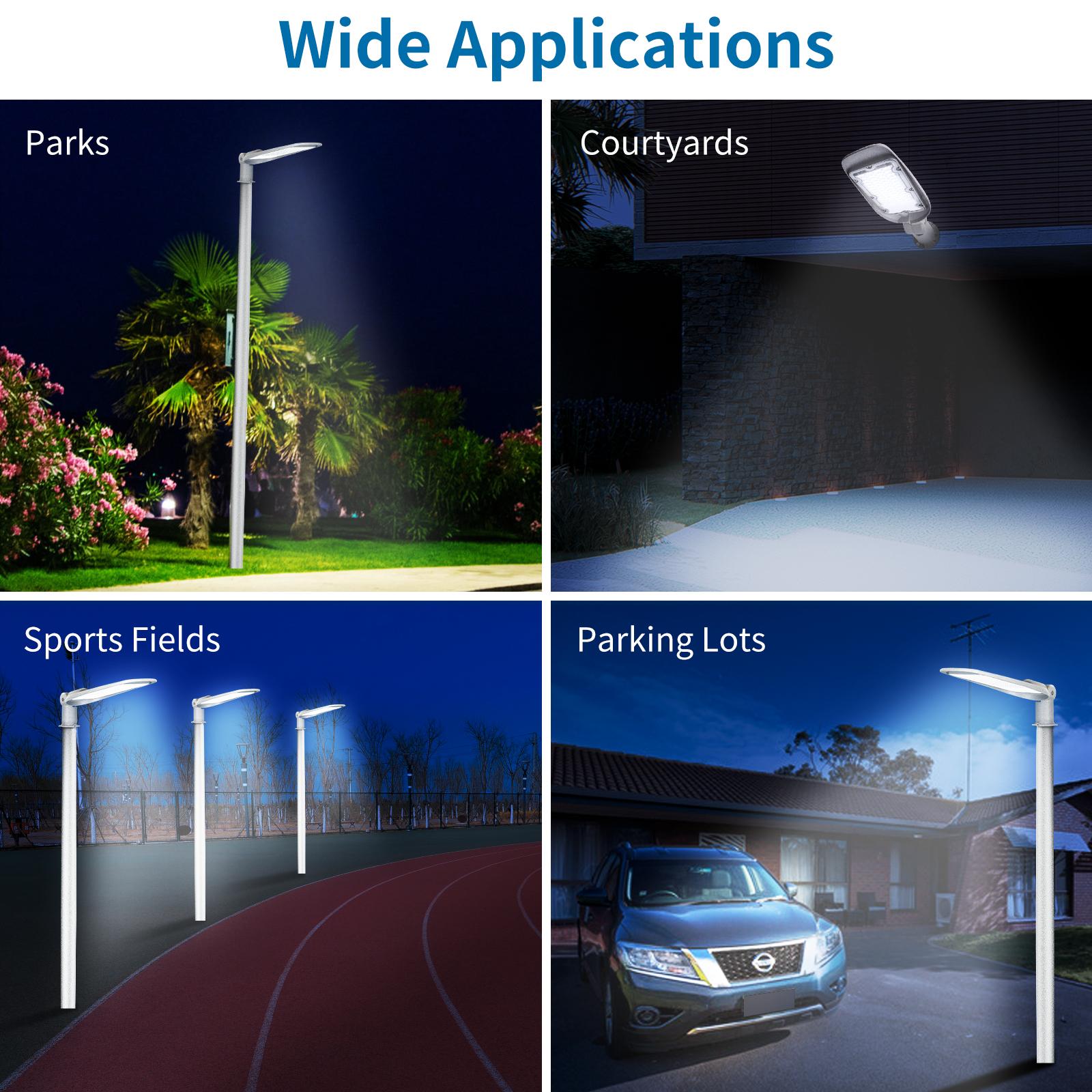 DOB LED Slim Street Light 30W