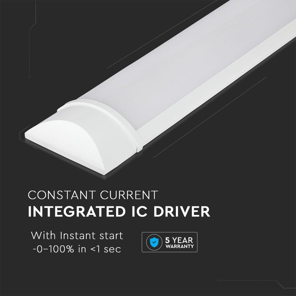 40W Belka oświetleniowa LED 120cm, Chip SAMSUNG Barwa:3000K, VTAC, SKU 665