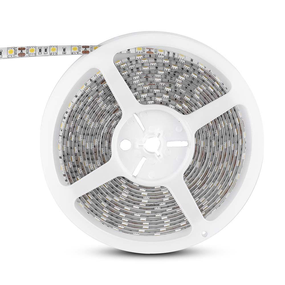 VT-5050 60 11W/M LED STRIP LIGHT 3000K IP65 (5M/ROLL)(PRICE PER M)