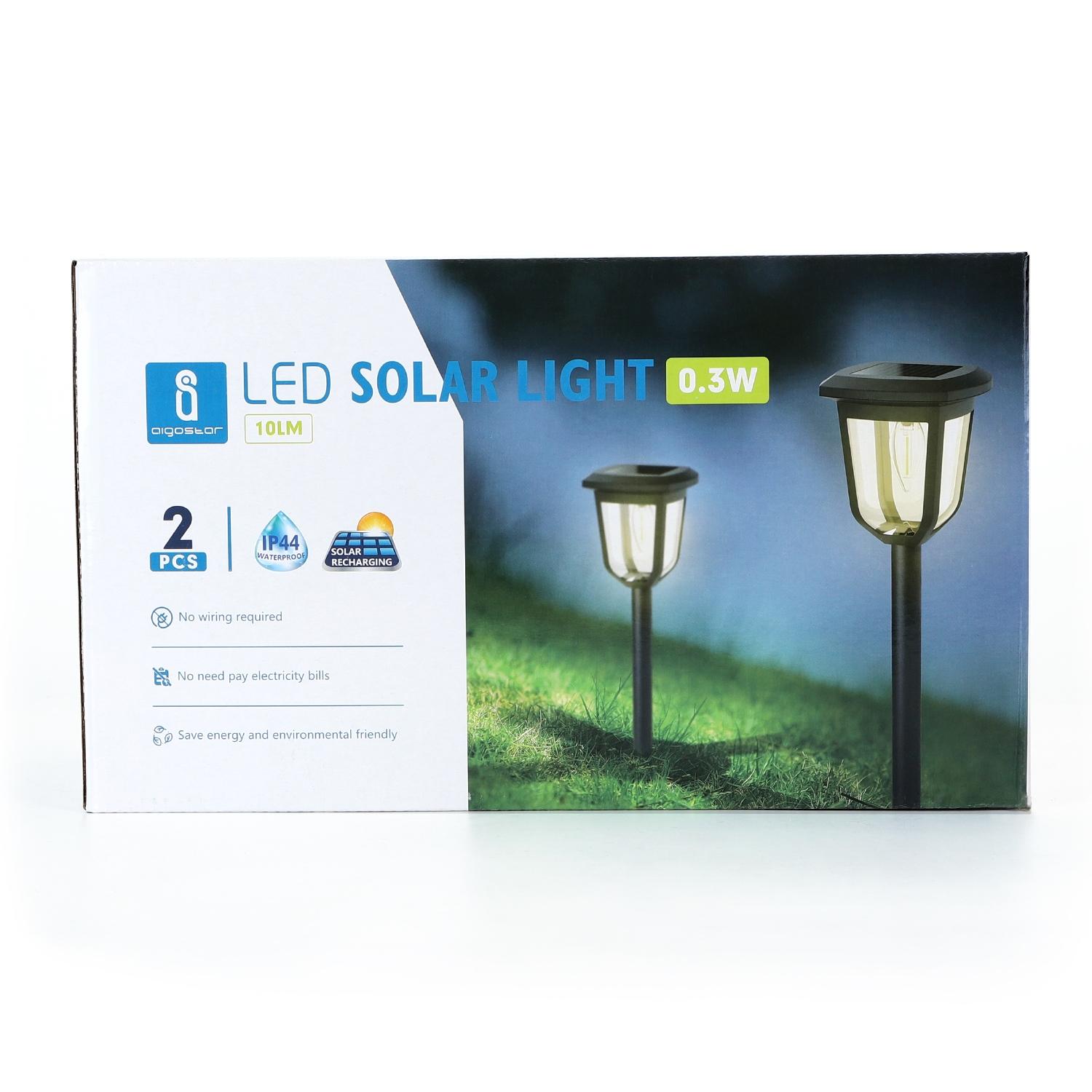 Lampa solarna LED (2 sztuki)