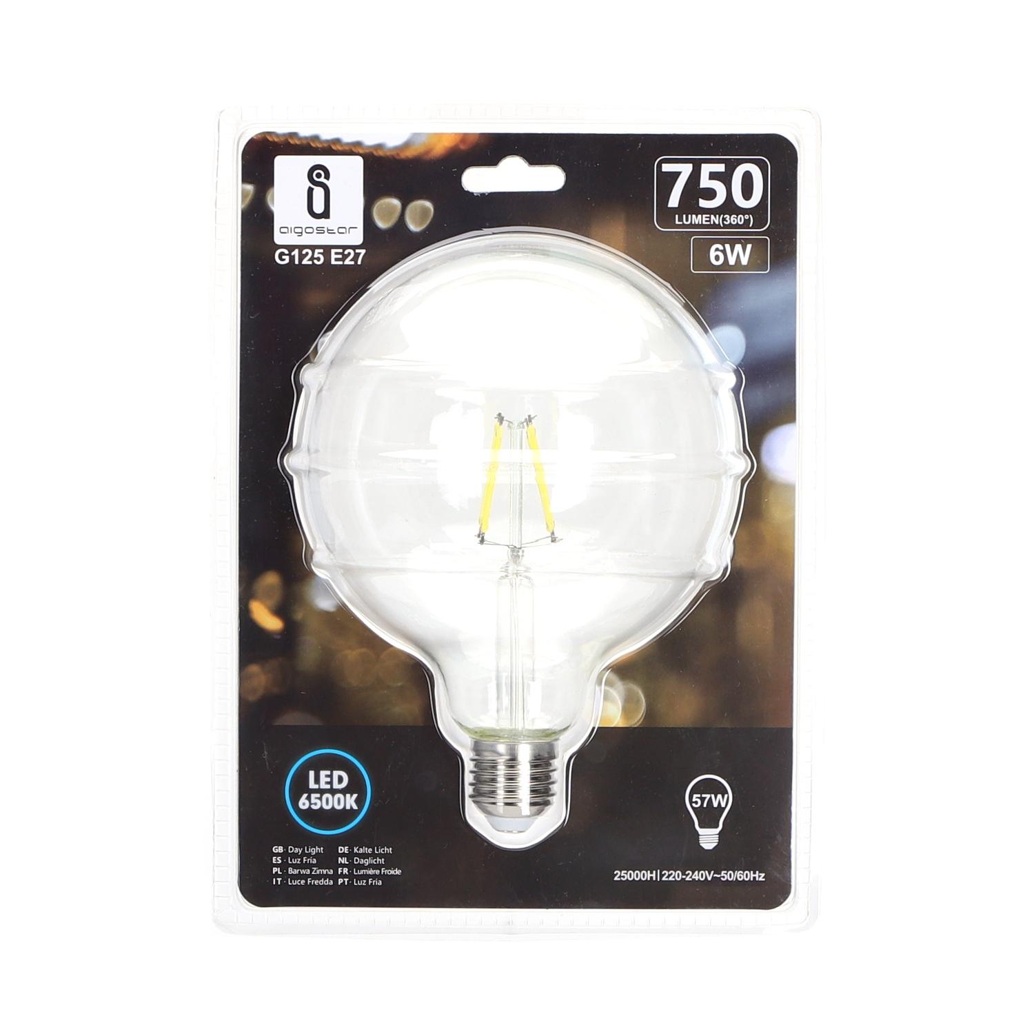 LED filament lamp G125