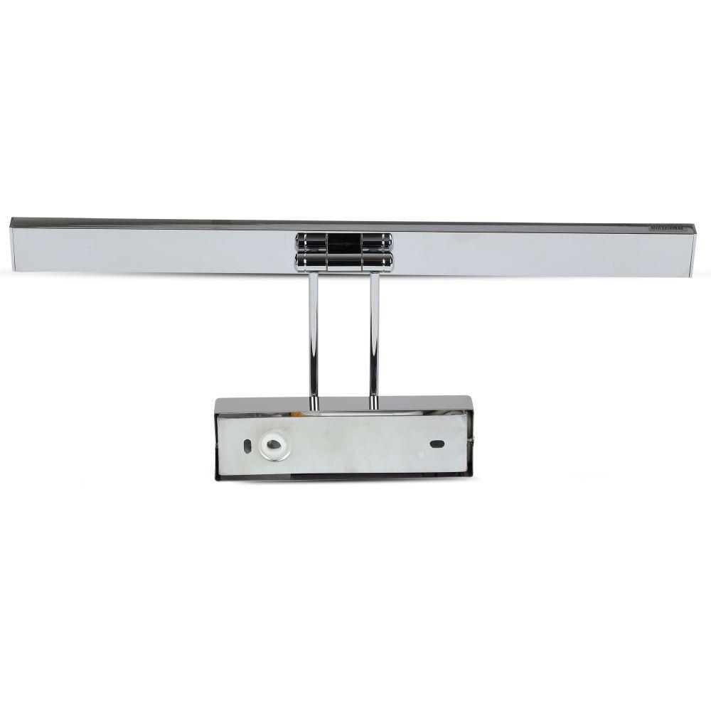 VT-7009CH 8W LED MIRROR LIGHT -MOVABLE-SQUARE FRAME-CHROME 3000K D:455