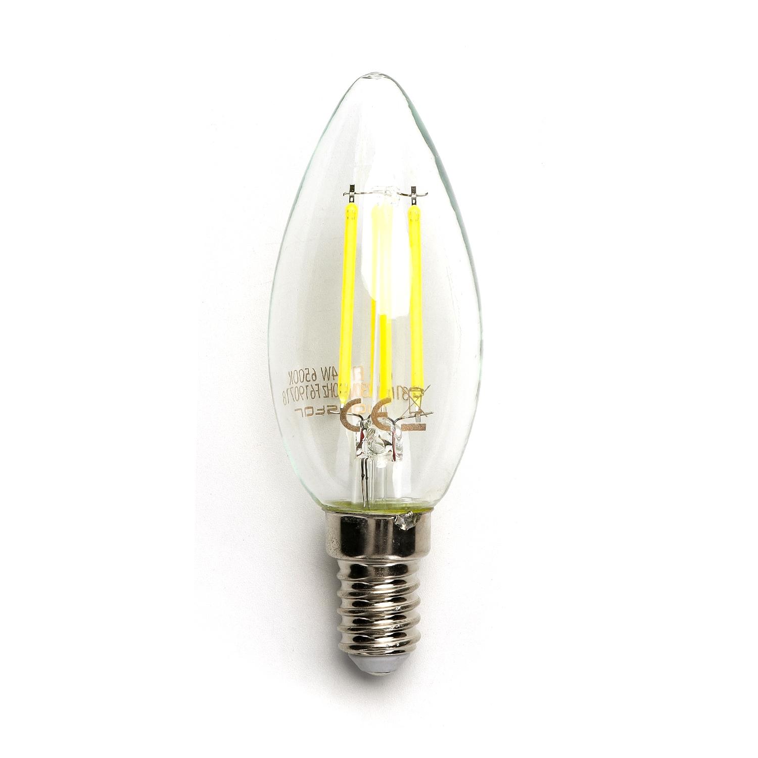 LED Filament Bulb (Clear) C35 E14 4W