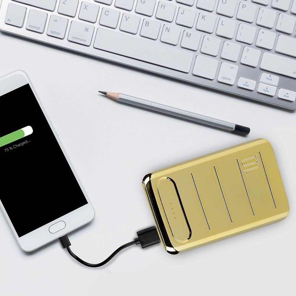 VT-3523 20000mah POWER BANK WITH DUAL USB+TYPEC-GOLD