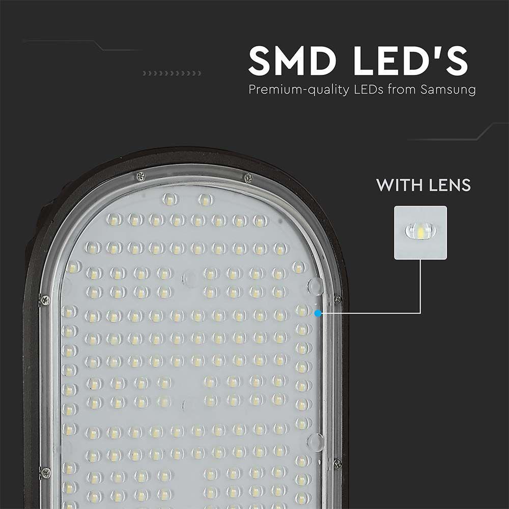 100W Lampa uliczna LED, Chip SAMSUNG, Barwa:4000K/ 3 LATA GWARANCJI , VTAC, SKU 21535