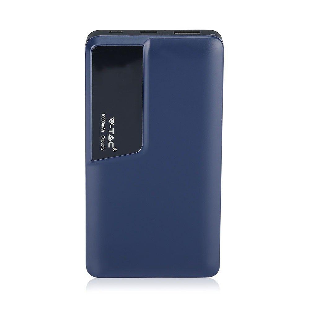 VT-3511 10000mah POWER BANK WITH DIGITAL DISPLAY & USB TYPE-C-NAVY