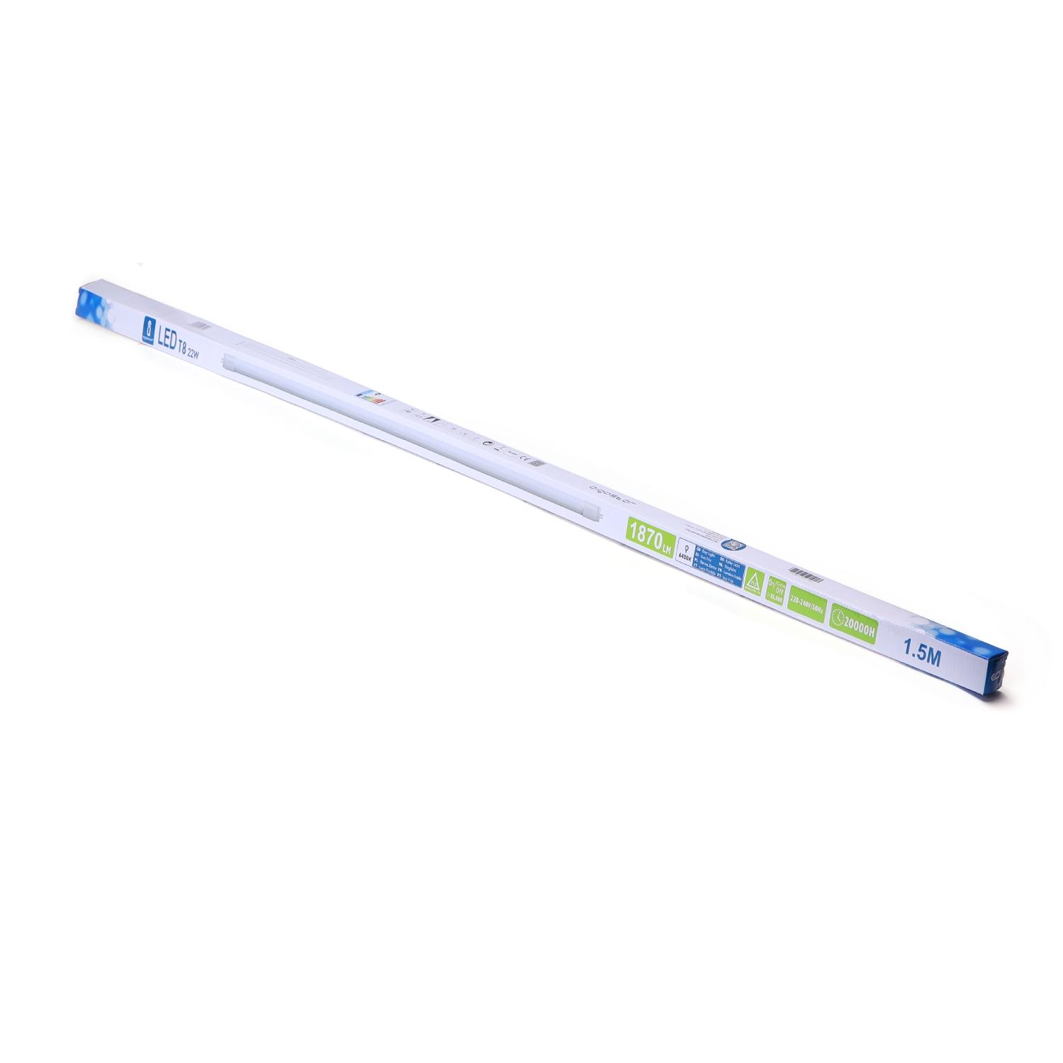 LED Plastic T8 Light Tube 1.5m 22W