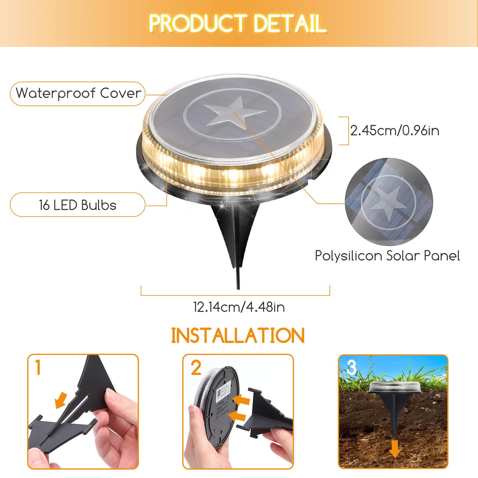 Solar Lawn Lights IP66