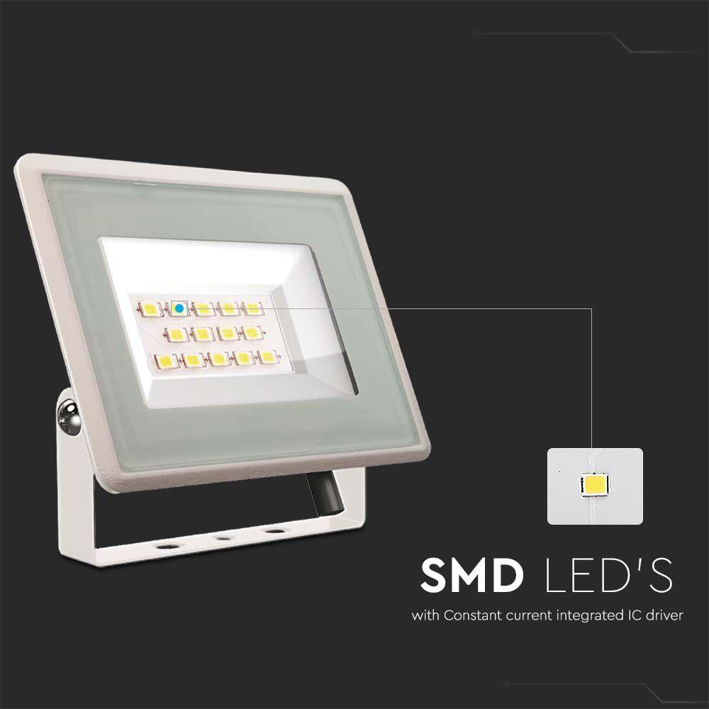 VT-4914 10W SMD FLOODLIGHT F-CLASS 4000K WHITE BODY