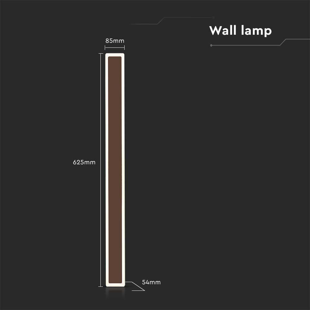 VT-11117 17W LED WALL LAMP 3000K CORTEN BODY IP65