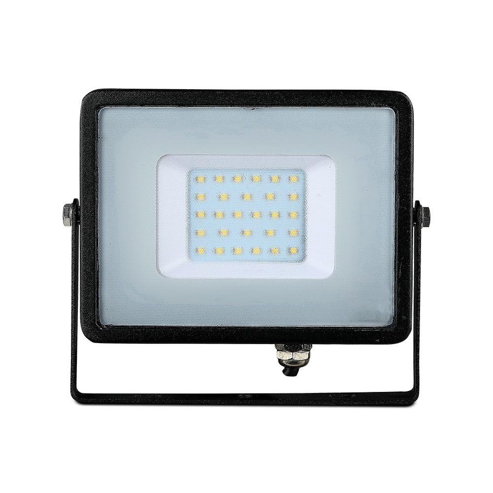 30W Naświetlacz LED SMD, Chip SAMSUNG, Barwa:6400K, Obudowa: Czarna, VTAC, SKU 402