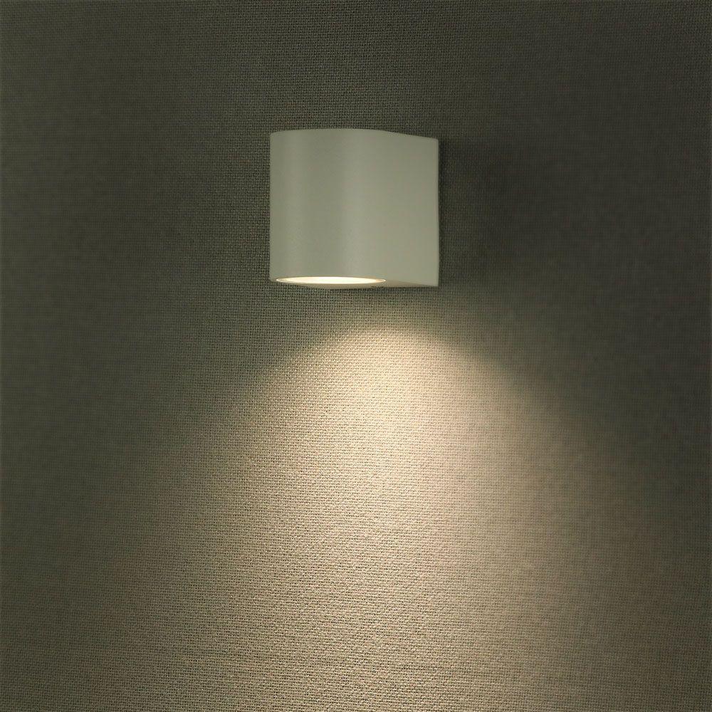 VT-7651 1 WAY GU10 WALL FITTING(ALUMINUM) ROUND-WHITE BODY, IP44