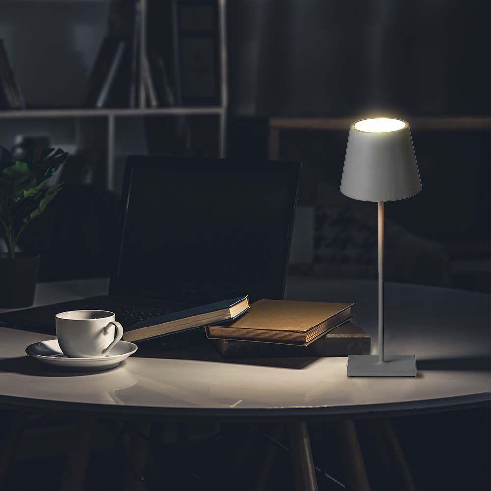 VT-7703 3W LED RECHARGEABLE DESK LAMP TOUCH DIMMABLE 3000K GREY BODY