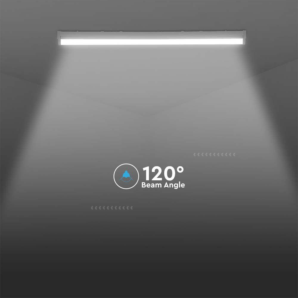 50W Lampa zintegrowana, Długość: 150cm, Chip Samsung, Barwa:6400K, Skuteczność: 120lm/W, VTAC, SKU 2120073