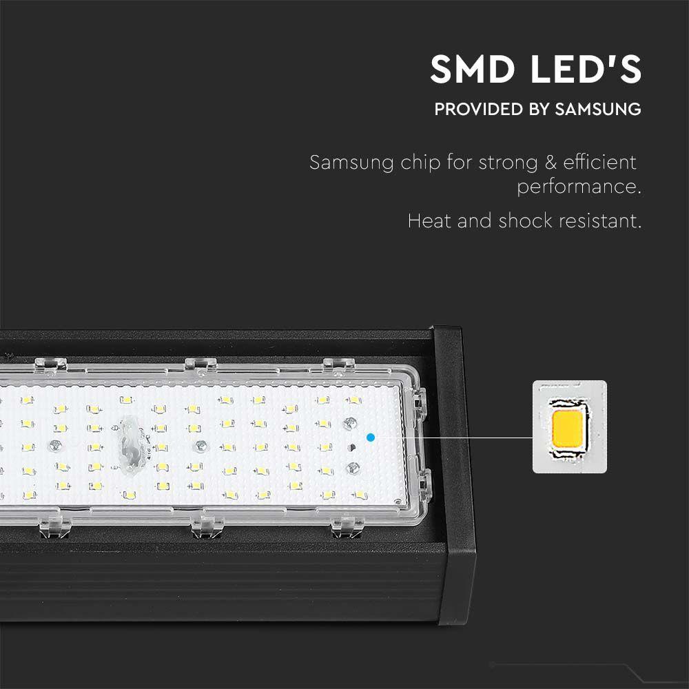 VT-9-152 150W LED LINEAR HIGHBAY SAMSUNG CHIP 4000K BLACK BODY 110'D