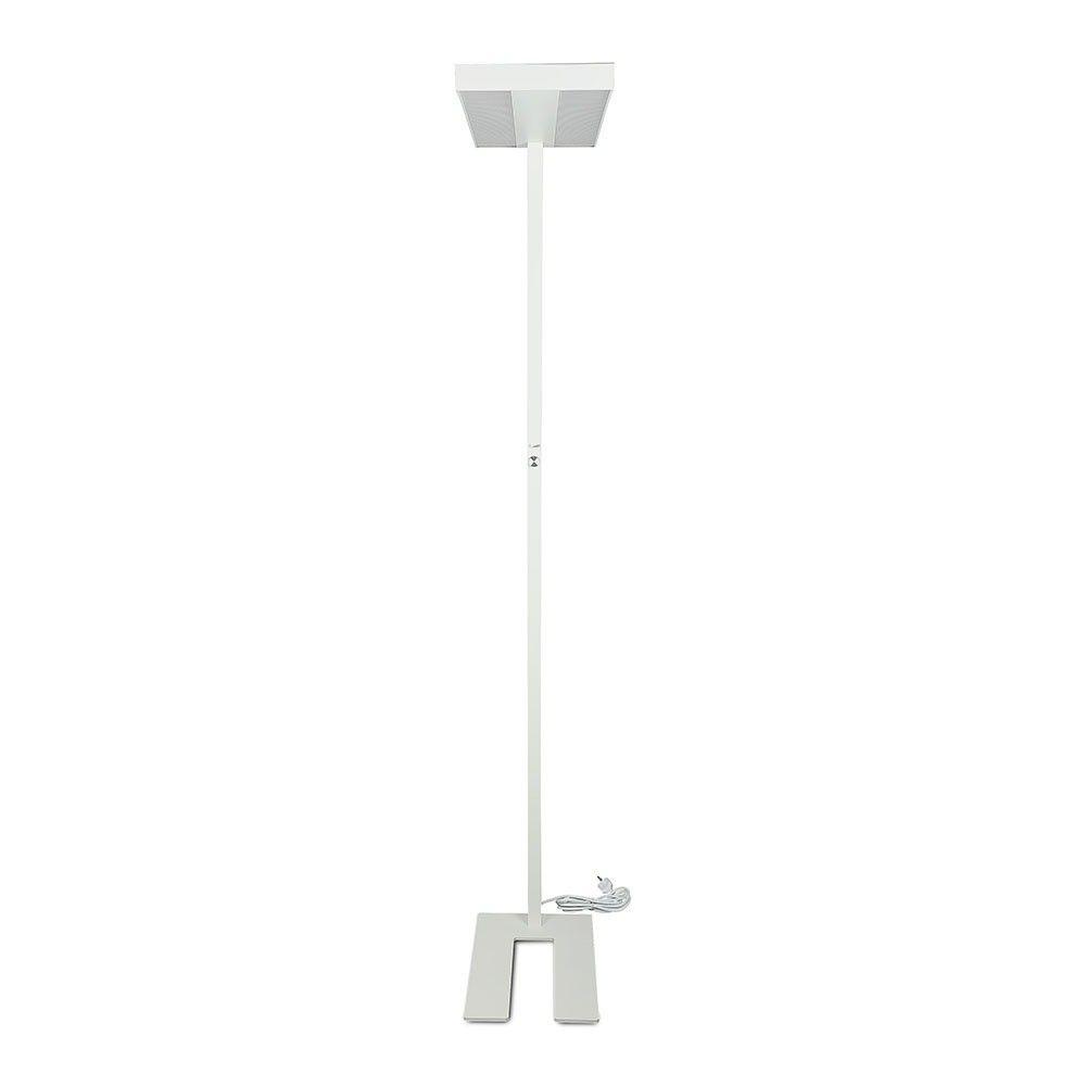 VT-8600 80W LED FLOOR LAMP(KNOB DIMMING) 4000K,WHITE - 5 YRS WTY