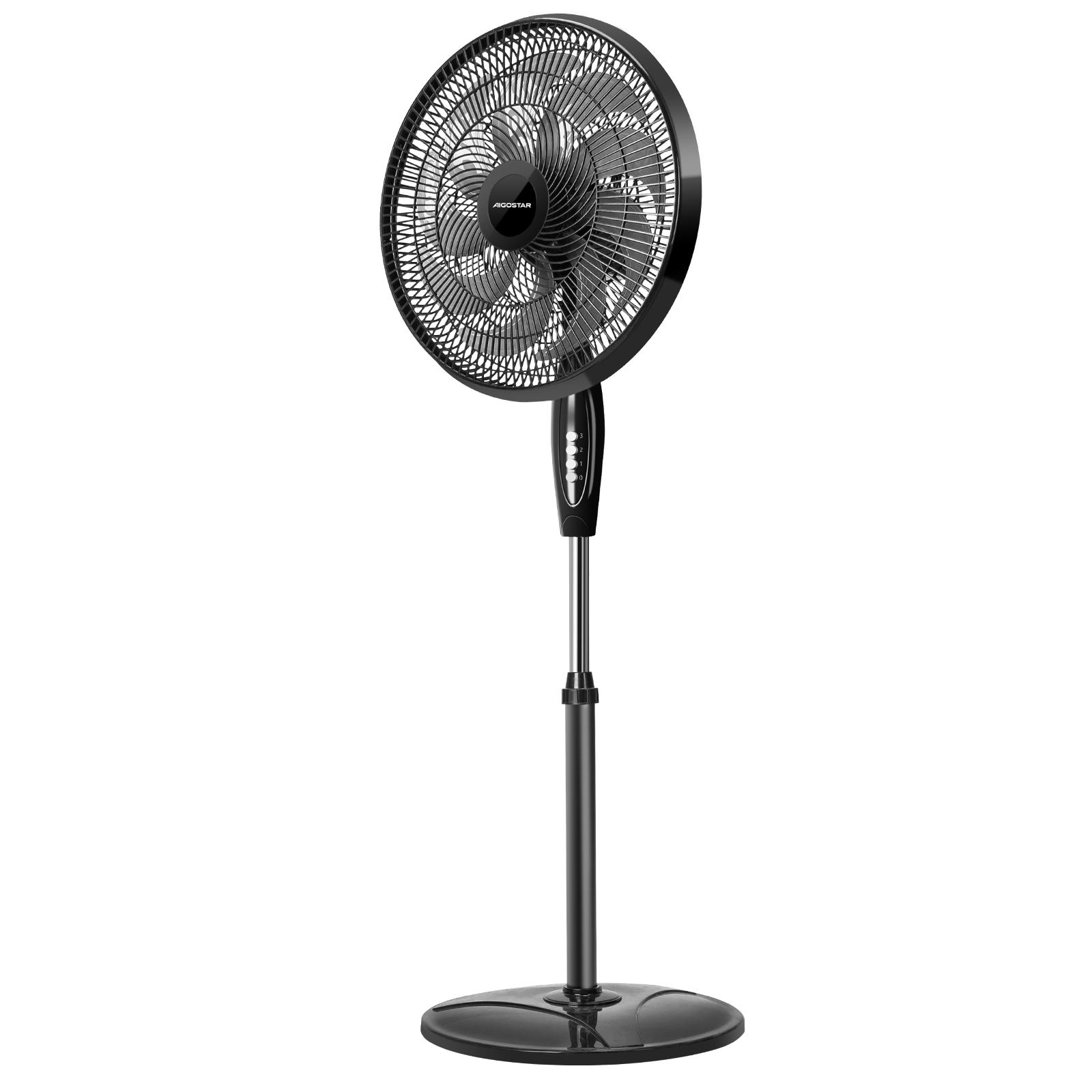 10-blade mechanical stand fan