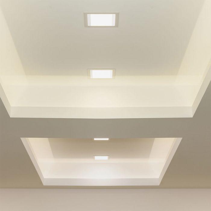 12W Panel LED, Barwa:6400K , Kwadratowa, VTAC, SKU 4741