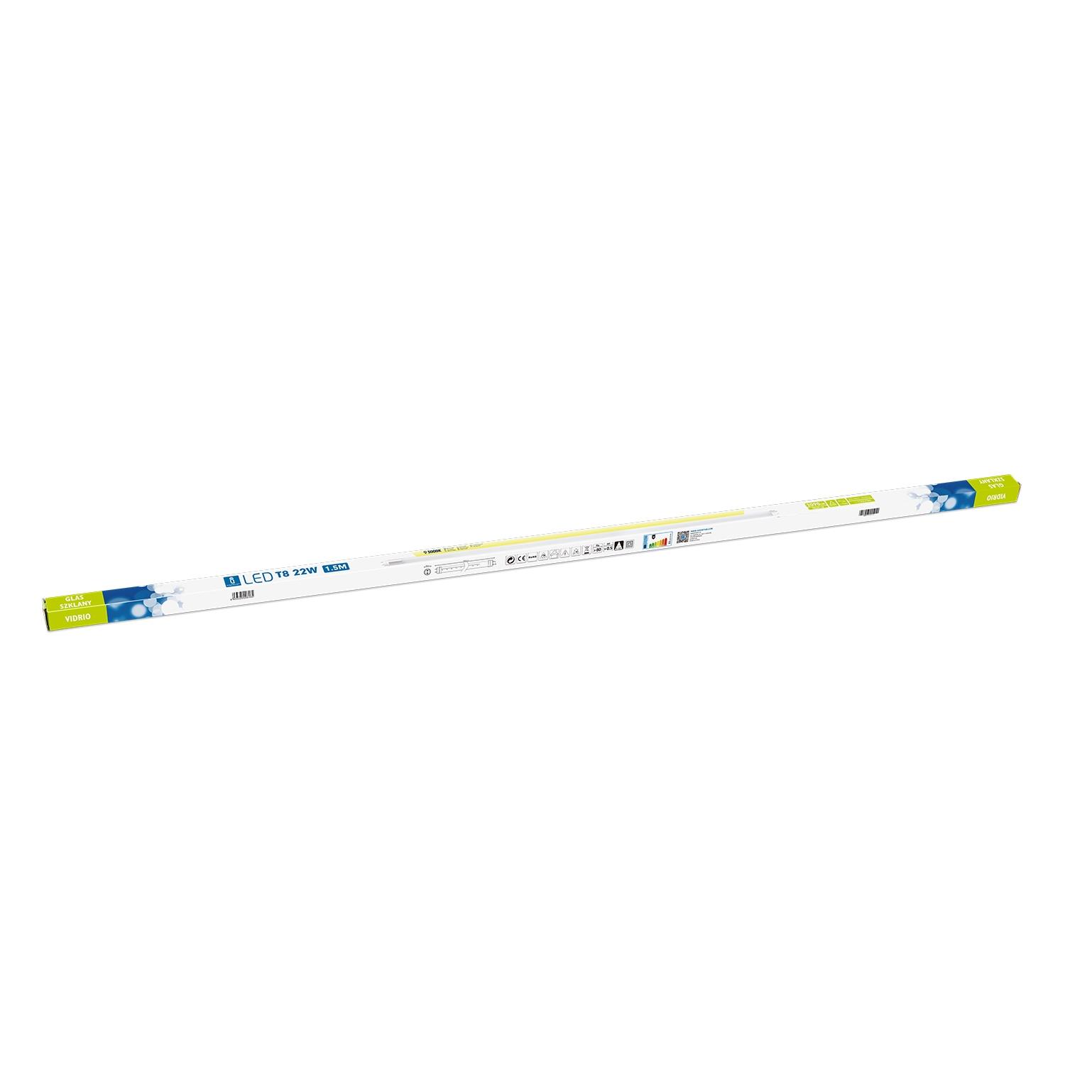 LED Glass T8 Light Tube 1.5m 22W