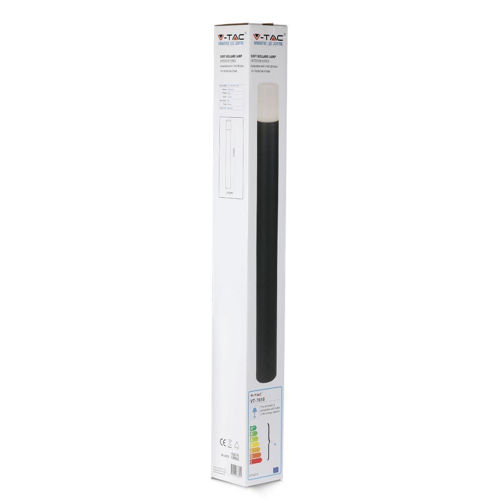 VT-7618 GU10 BOLLARD LAMP,ALUMINIUM BODY -BLACK IP54