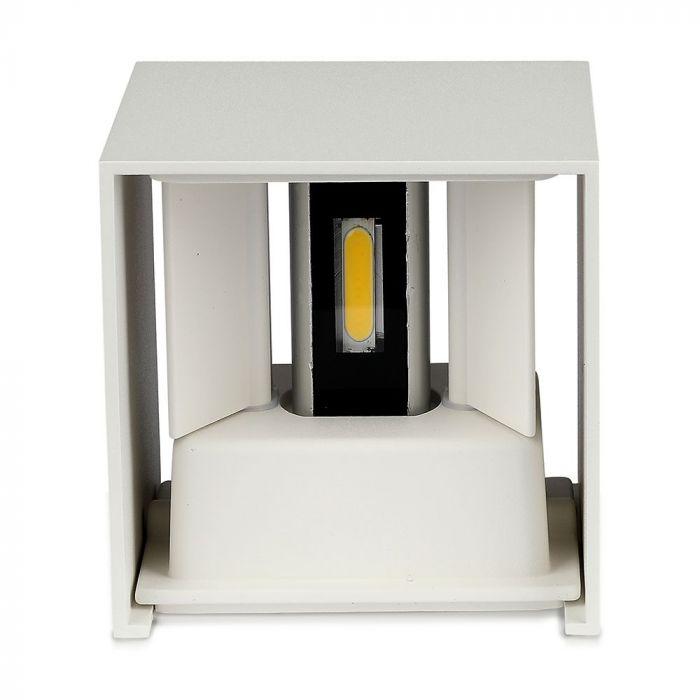 VT-759-12 11W WALL LAMP BRIDGELUX CHIP 3000K WHITE SQUARE