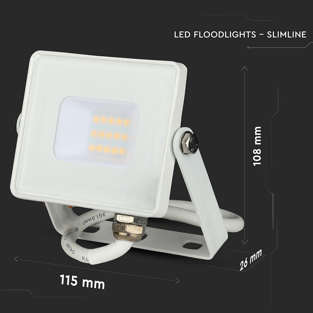 VT-10 10W SMD FLOODLIGHT SAMSUNG CHIP 3000K WHITE BODY