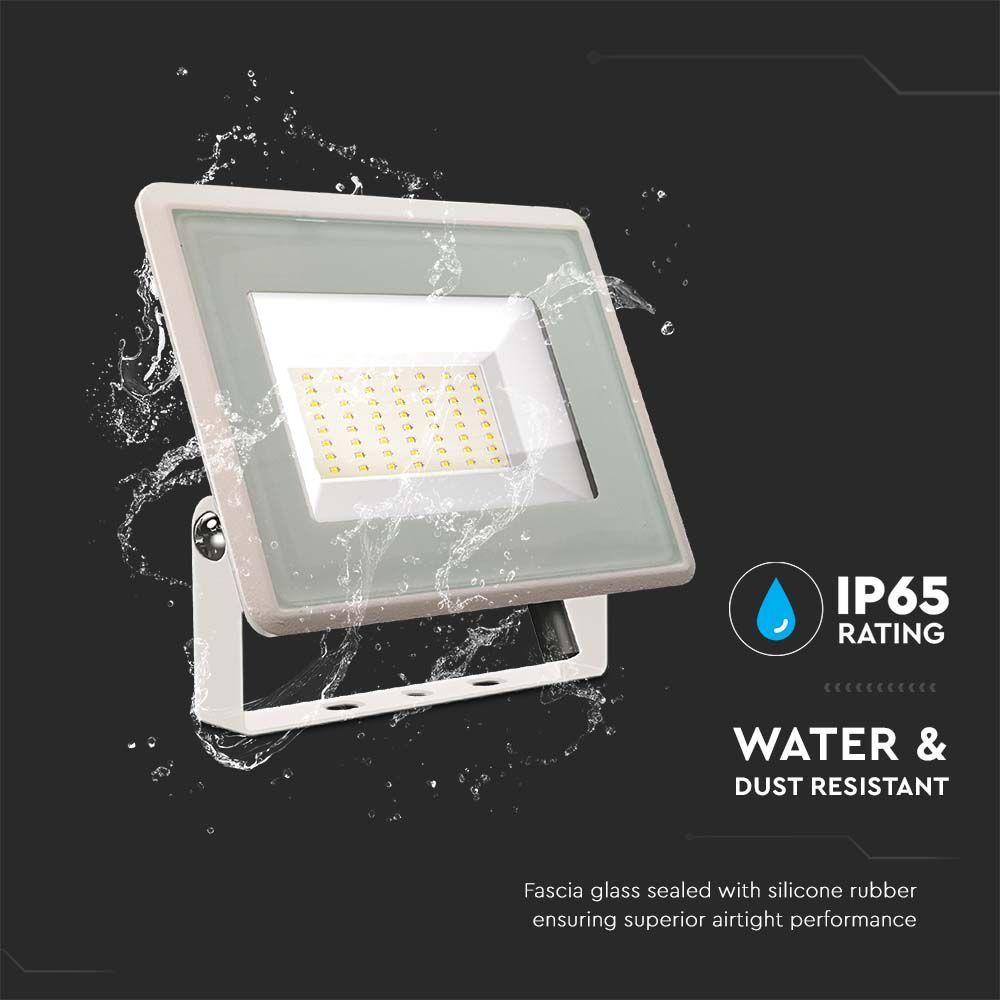 VT-4954 50W SMD FLOODLIGHT F-CLASS 4000K WHITE BODY