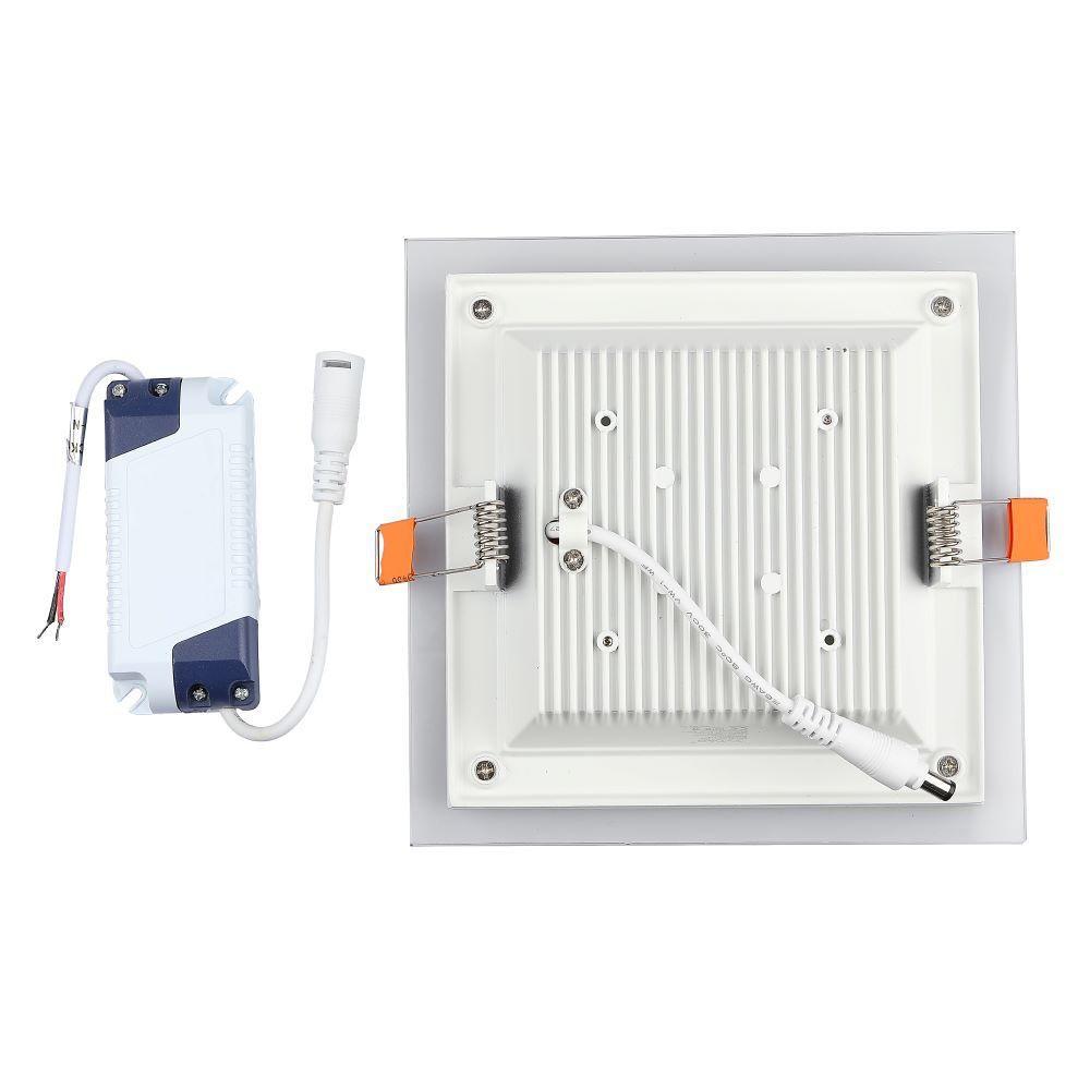 18W Panel LED, Barwa:6400K , Kwadratowa, VTAC, SKU 4745