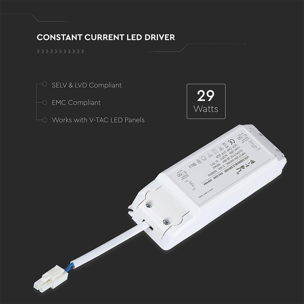 29W DIMMABLE DRIVER FOR HIGH LUMEN PANEL