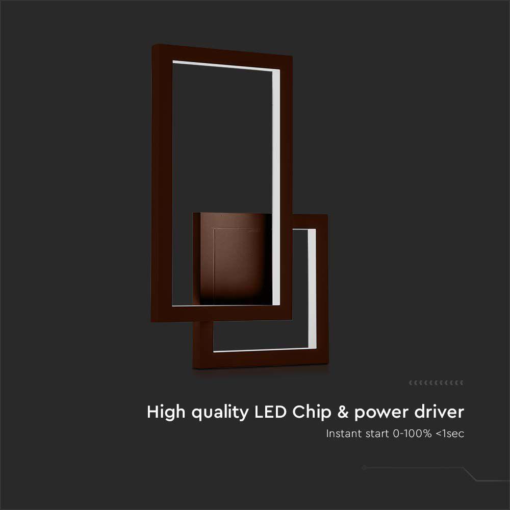 VT-11120 20W LED WALL LAMP 4000K CORTEN BODY IP20