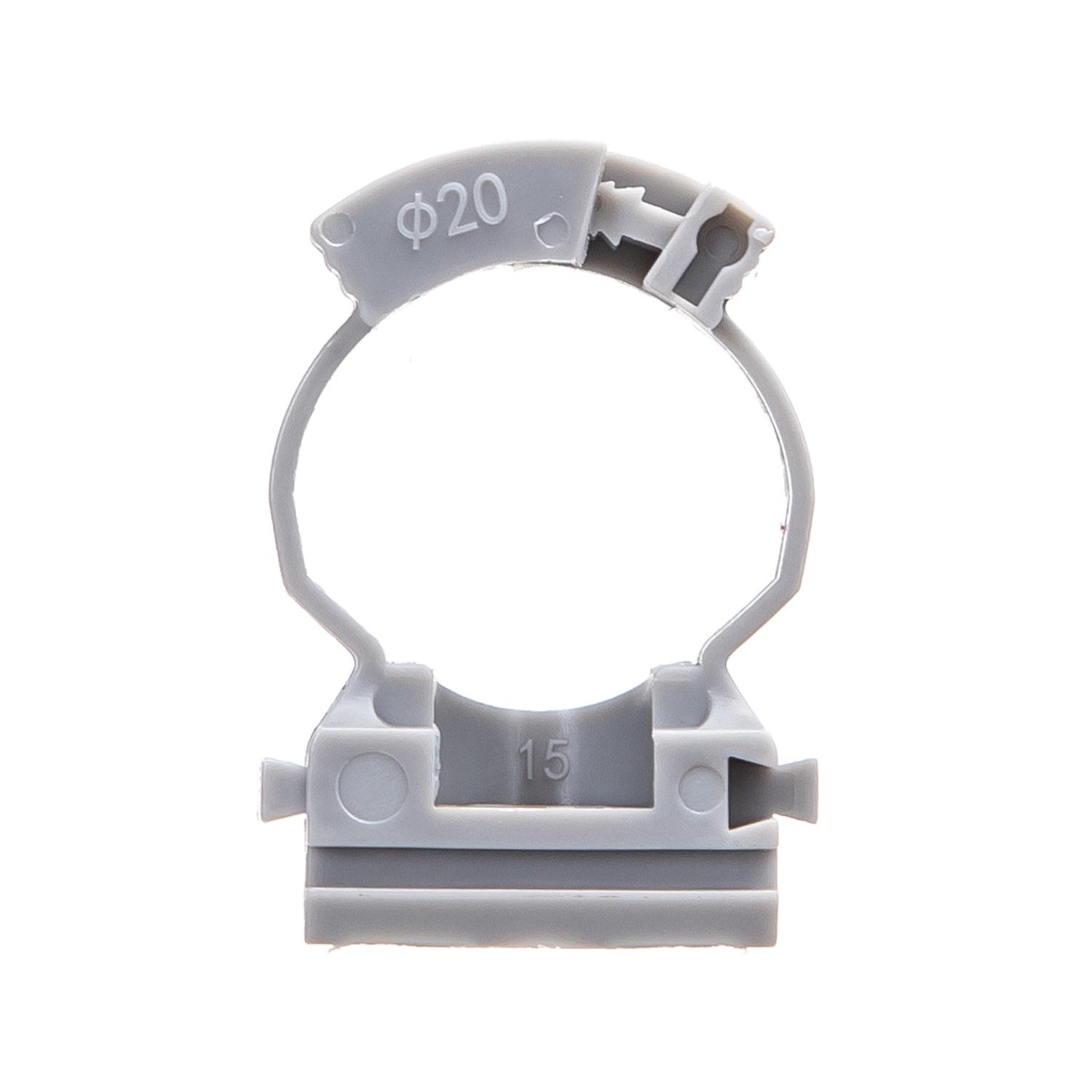 Retractable U-shaped PVC pipe clamp, Φ 20mm